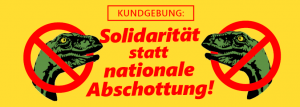 Solidarität statt nationaler Abschottung! Wir zahlen die Krise nicht! @ Berlin, Alexanderplatz, Weltzeituhr