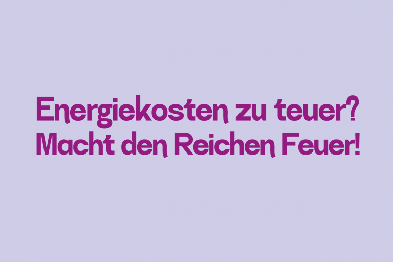 Eckpunkte eines Programm gegen Preissteigerung und Energiekrise