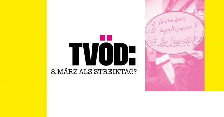 TVöD: der 8. März als Streiktag?