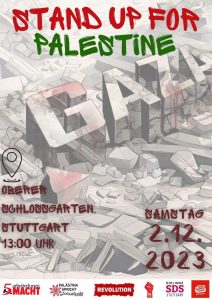 Stand up for Palestine @ Stuttgart, Oberer Schlossgarten