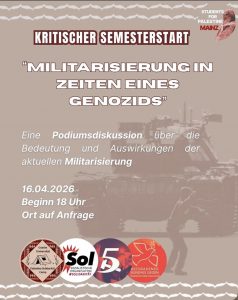 Militarisierung in Zeiten des Genozid @ Mainz